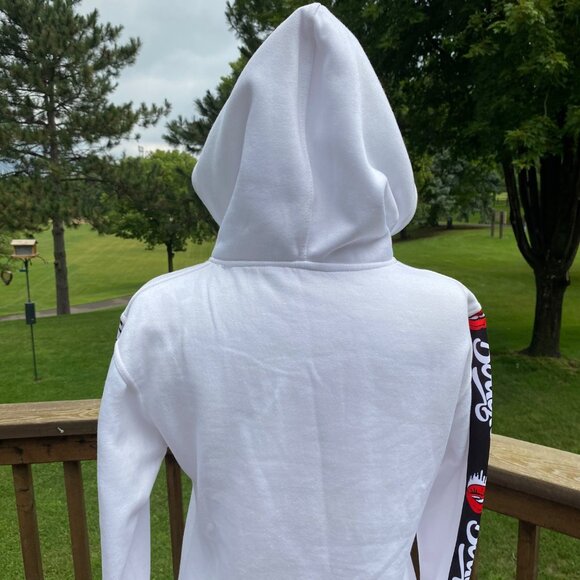 Bougie Boutique Women’s Hoodie Sweatshirt Size Large Spellout  Lips NEW $70 - Picture 9 of 10